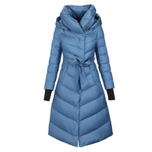 Европейские зимние женские парки, пуховые пальто, куртка, женская теплая тонкая верхняя одежда, пальто размера плюс, LF4205