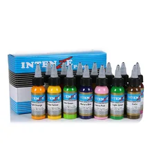 Новые 14 цветов чернила татуировки 1 унц. перманентное искусство красоты 30 мл
