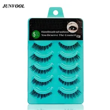 50 пар, натуральные длинные накладные ресницы, макияж, ручная работа, Толстые Накладные ресницы для наращивания, косметические инструменты, новинка для девушек