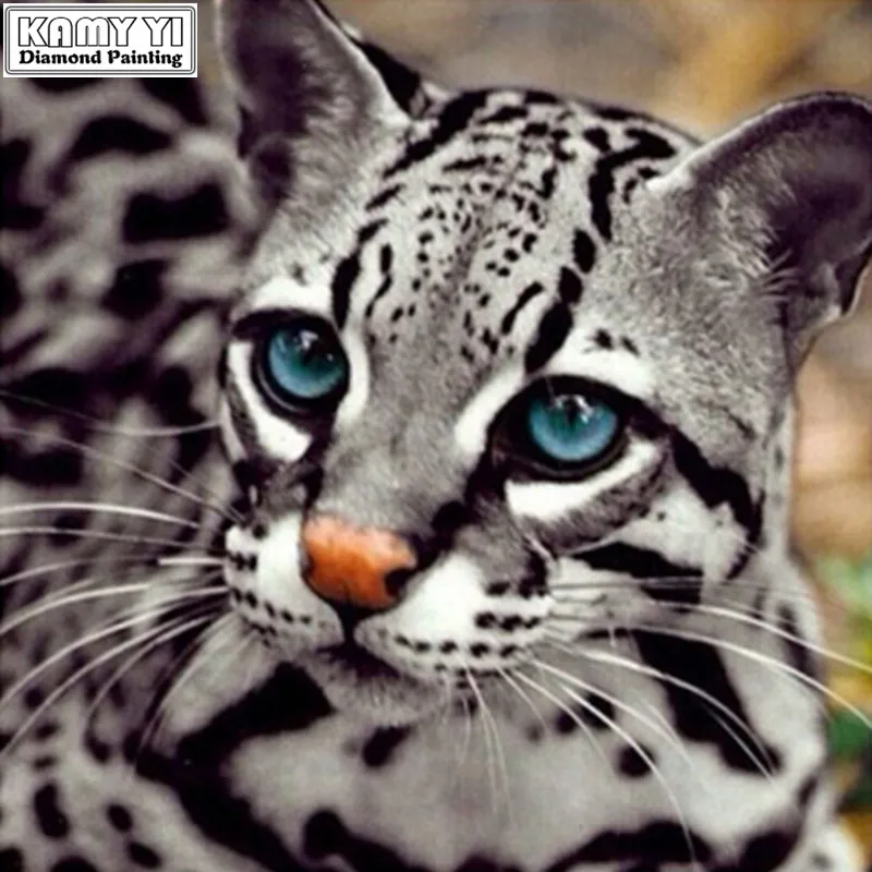 

Blue Eyes Cat Animal DIY 5D Diamond Mosaic Pattern Rhinestone Diamond Embroidery Diamond Painting Cross Stitch Mazayka Bead Kits