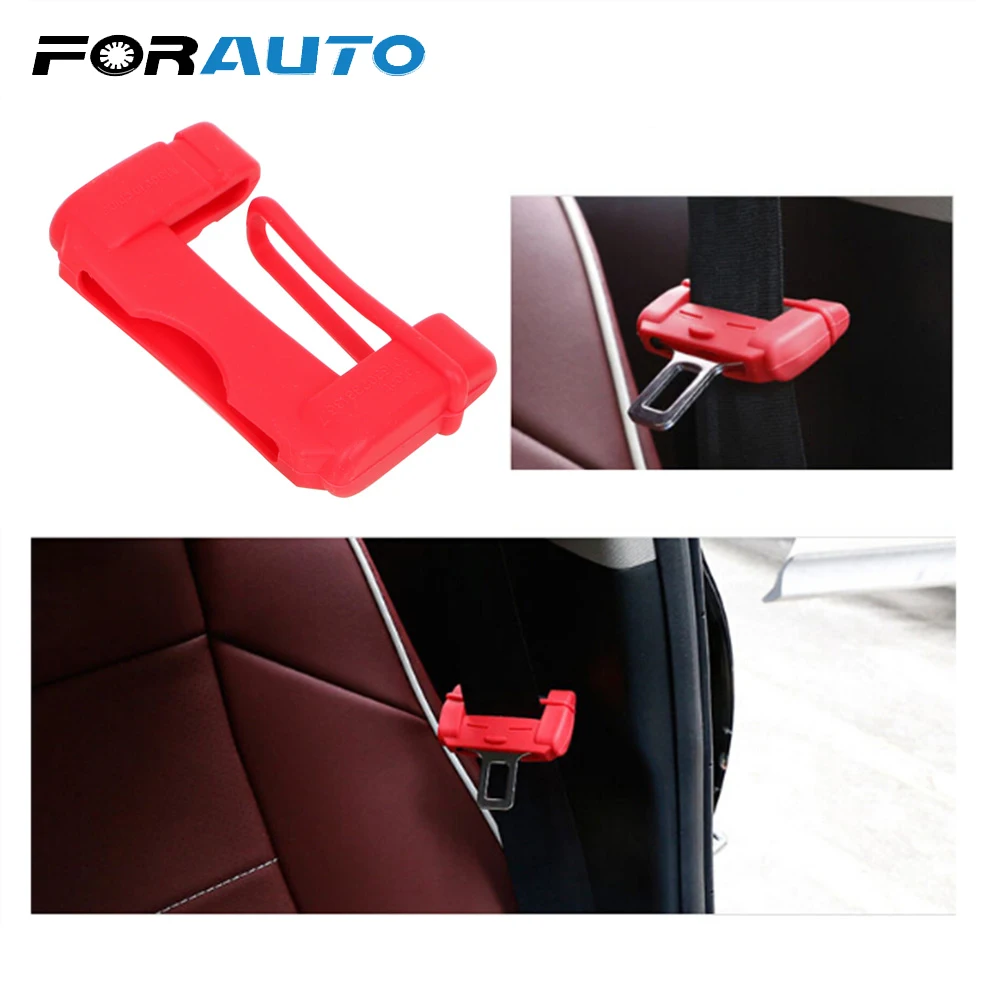 

1 piece Car Seat Belt Buckle Auto Safety Button Case Interior Accessories Universal Silicone Protector Cover Anti-Scratch Cover