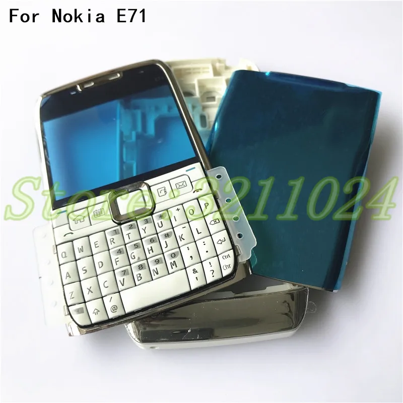 

Good quality Original Full Complete Mobile Phone Housing Battery Cover For Nokia E71 +English Keypad +Logo