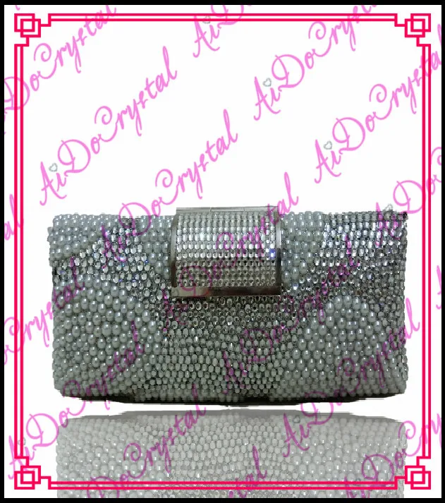 Aidocrystal ladies silvery evening bag and high heel shoes font b set b font for wedding