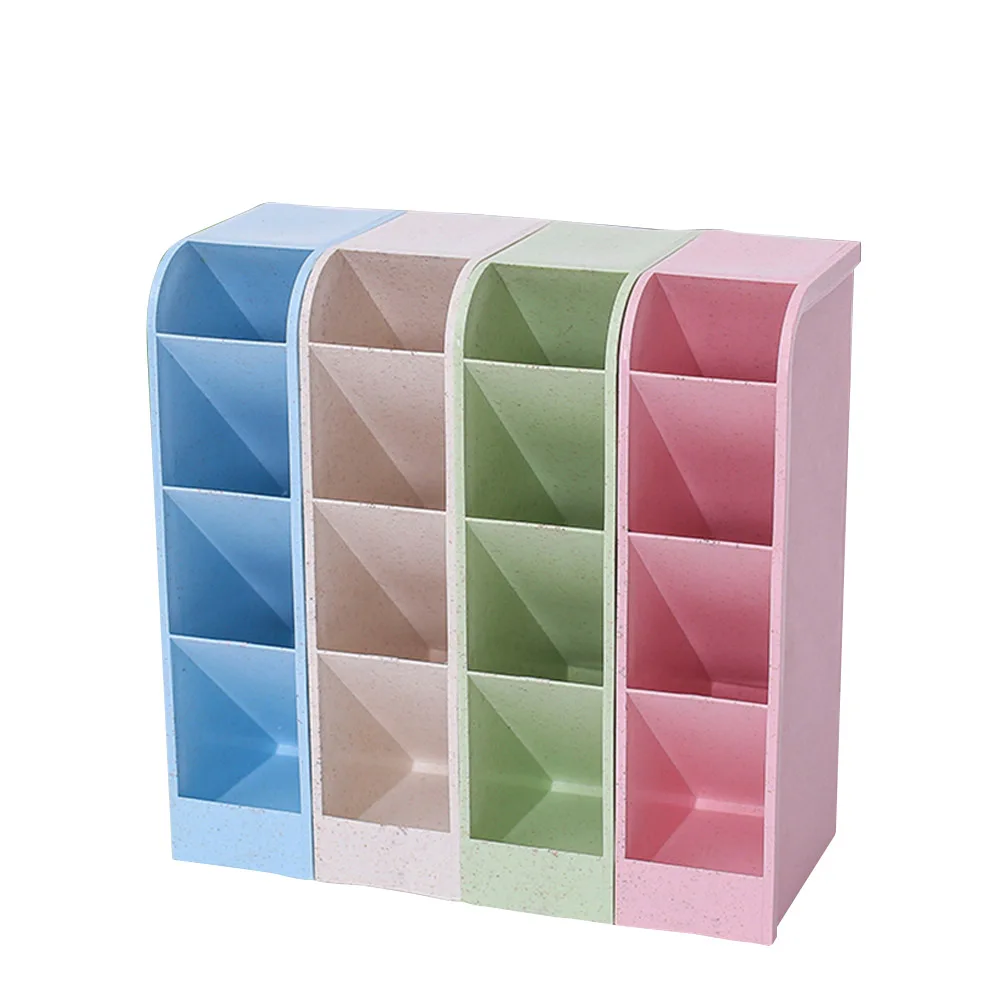 

Plastic Cosmetic Desktop Organizer Makeup Storage Box Container Nail Casket Holder Desktop Sundry Storage Case