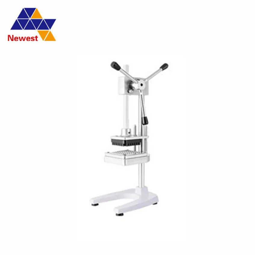 

Manual French Fries Potato Chips Strip Cutting Cutter Machine Maker Radish Slicer Chopper Dicer