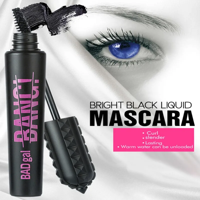 Black Liquid Mascara Waterproof Anti Smudge Mascara Long Lasting Makeup