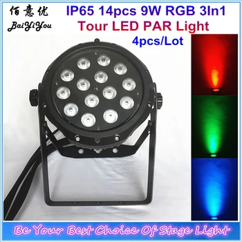 

Club Wedding Party Wash Decoration 14pcs 9W RGB 3 in 1 Outdoor LED PAR Light 14pcs Tri Color RGB Waterproof Tour LED PAR Light