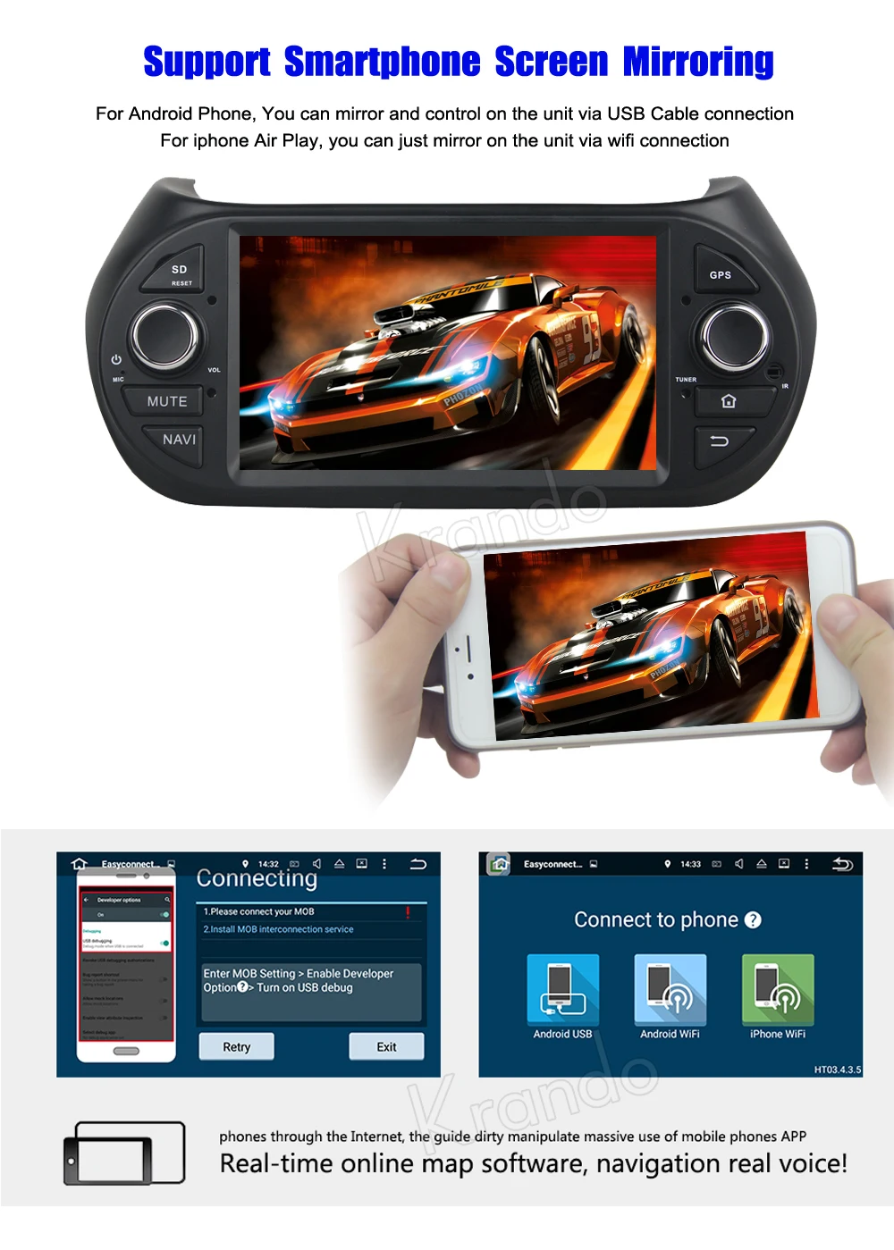 Discount Krando Android 9.0 car radio gps for fiat fiorino Qubo for Citroen Nemo for Peugeot Bipper 2008+ navigation multimedia 9 Discount Krando Android 9.0 car radio gps for fiat fiorino Qubo for Citroen Nemo for Peugeot Bipper 2008+ navigation multimedia 9