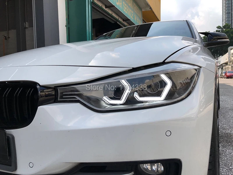 4x 540 SMD Amer White Concept M4 Iconic Style LED Angel Eye комплект для BMW F30 F32 335I F82 F80 M3 фара