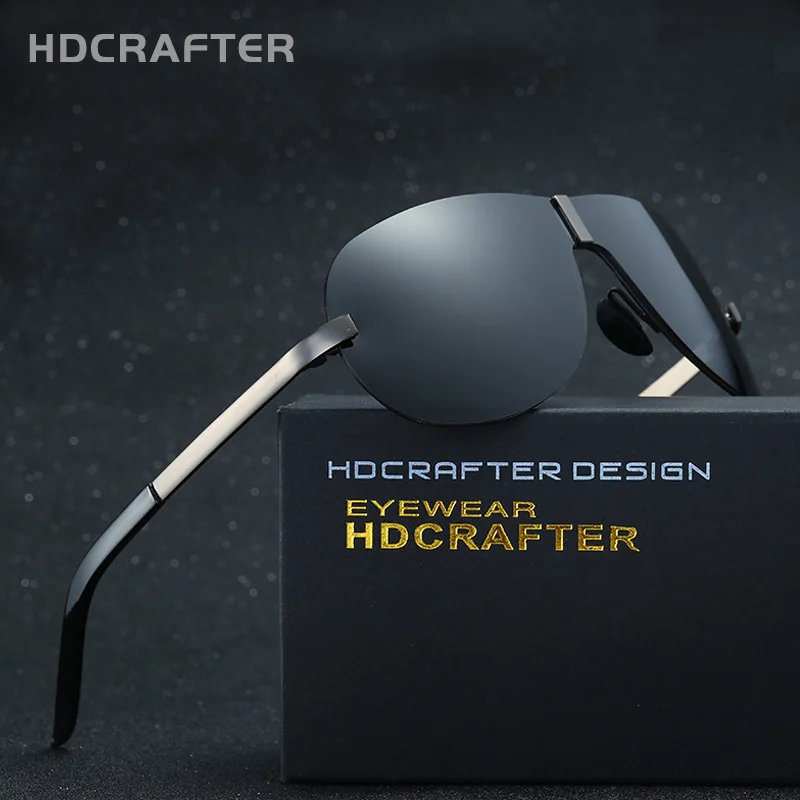 

AOWEAR Oversized Polarized Sunglasses Men Retro Alloy HD Mirror Driving Glasses Male Luxury Brand UV400 Oculos Gafas De Sol