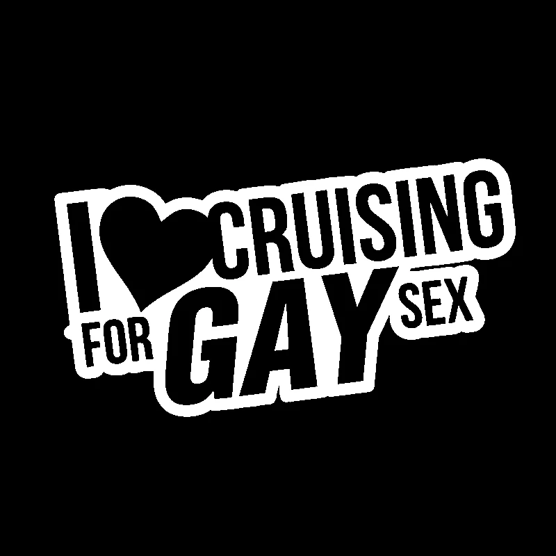 YJZT 15 7 см * 8 веселая Наклейка на окно с надписью I LOVE для геев сексуальная черная