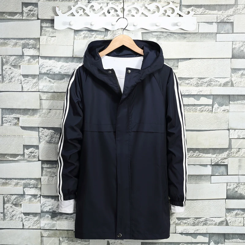 

KUYOMENS 2018 New Fashion Slim Fit Young Men Hooded Jacket thin Jackets Casual Windbreaker 4 Colors M-5XL