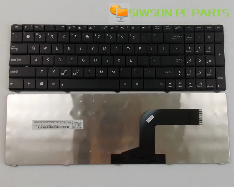 New for ASUS 0KN0-E02US06 04GNV32KUS00-6 SG-32900-XUA US Gray-black Keyboard