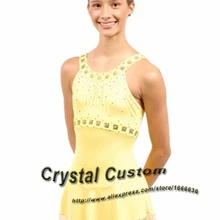 Для женщин Фигурное катание платья для Новые модные брендовые лед фигурное платье для соревнований на коньках, способный преодолевать Броды для взрослых DR3489