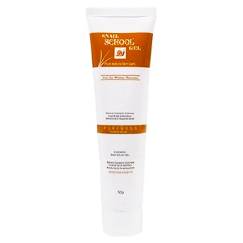 Korean Cosmetics PUREBESS Snail School Gel Cream 50g Skin Care Acne Treatment Ageless Moisturizing Whitening Anti Wrinkle 1pcs