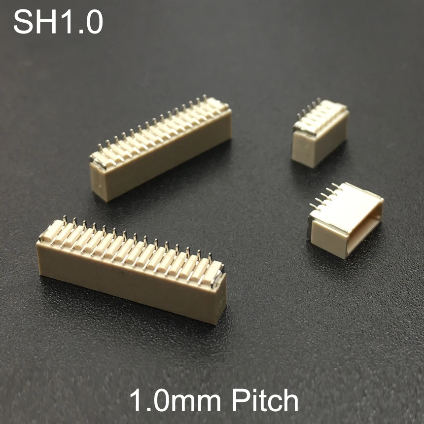 SH1.0 1 0 мм Шаг 11P 12P 13P 14P 15P 16P 20P контакты Однорядный горизонтальный патч SMD SMT