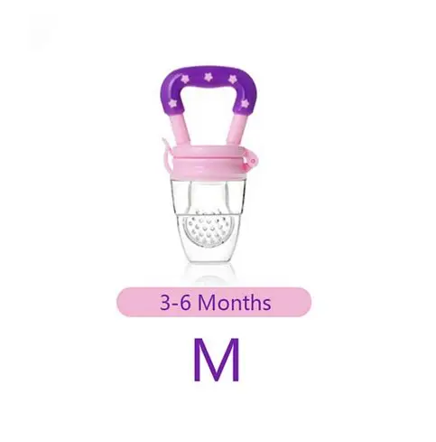 Feeder Pink M Детское питание, соска, силиконовая соска, товары для кормления фруктов, соска, соски для кормления, инструмент для кормления, соска, Детская соска, попробуйте есть - Цвет: Feeder Pink M