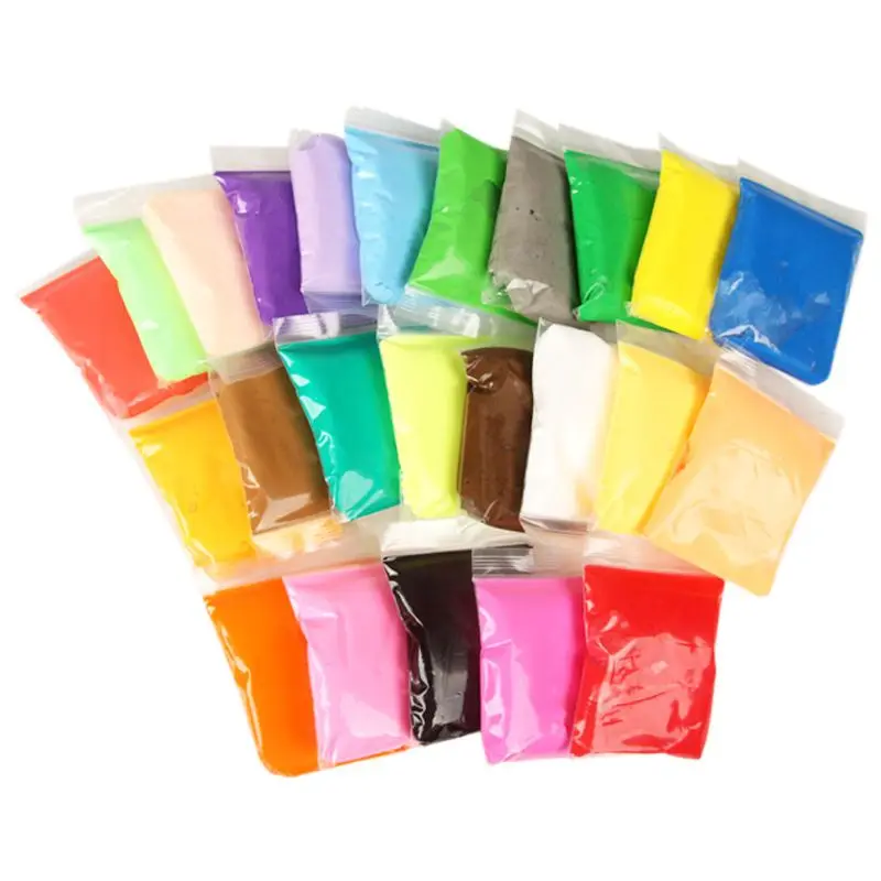 

Pack of 24 Colorful Soft Clay Plasticine Craft DIY Modelling Kids Toys