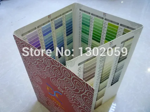 Доступные нитки для вышивки крестом 447 цветная карта-полезный инструмент | Дом и