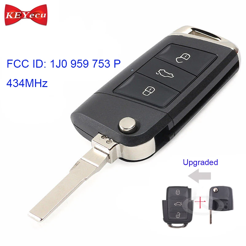 KEYECU for Volkswagen Golf Beetle Passat for Seat Leon Toledo Modified