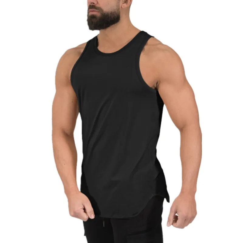 tank top men fitness T shirt sleeveless vest (5)