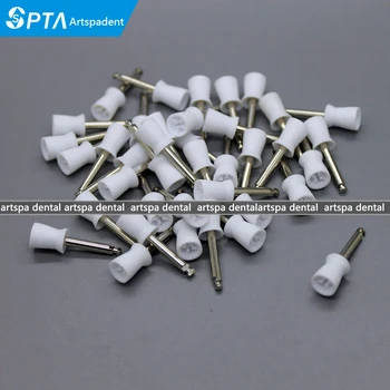 

100 pcs Dental Prophy Cup Rubber Polish Brush Polishing Tooth Latch Type White
