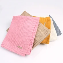 Knitted Baby Blankets Newborn Muslin Swaddle Organic Cotton Children's Bed Blankets Soft Bedding Baby Swaddle Newborns Blanket Knitted Baby Blankets Newborn Muslin Swaddle Organic Cotton Children's Bed Blankets Soft Bedding Baby Swaddle Newborns Blanket