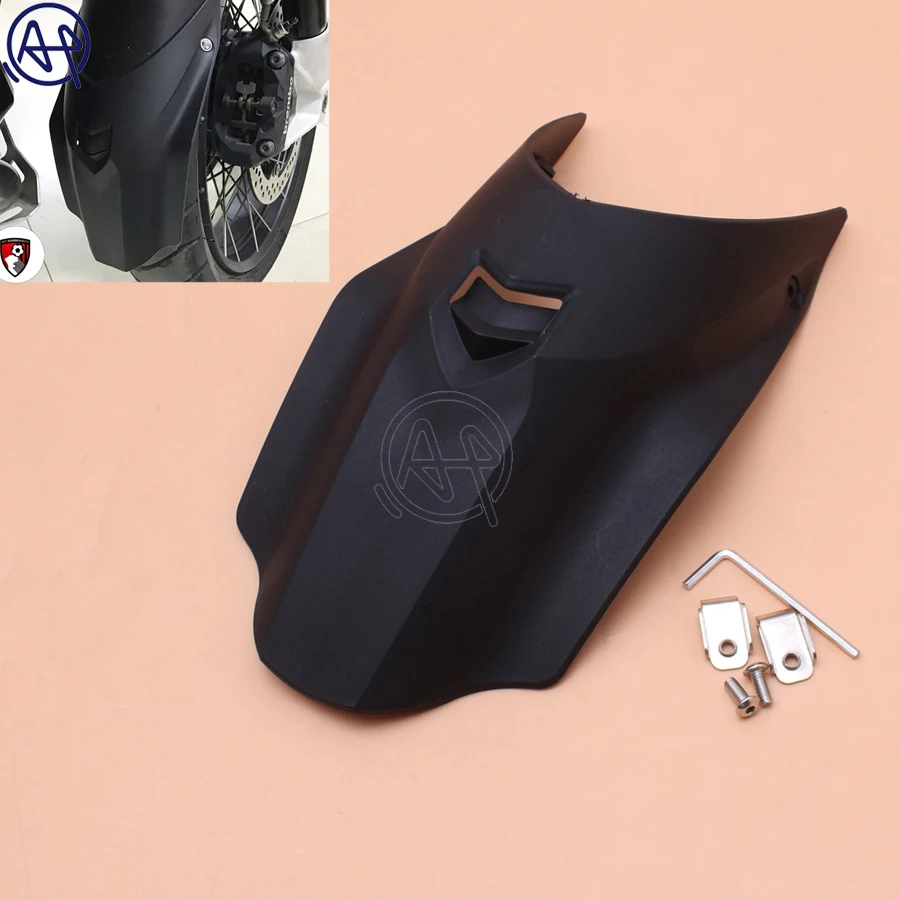 

Black Motorcycle Front Wheel Mudguard Fender Extender Extension Cover for BMW R1200GS Adventure 2013 2014 2015 2016 2017 2018