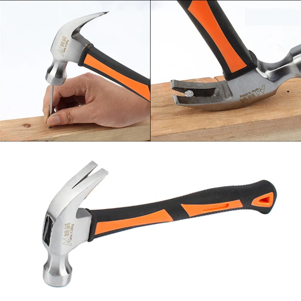 

750g non-slip shock absorber handle claw hammer multi-purpose on