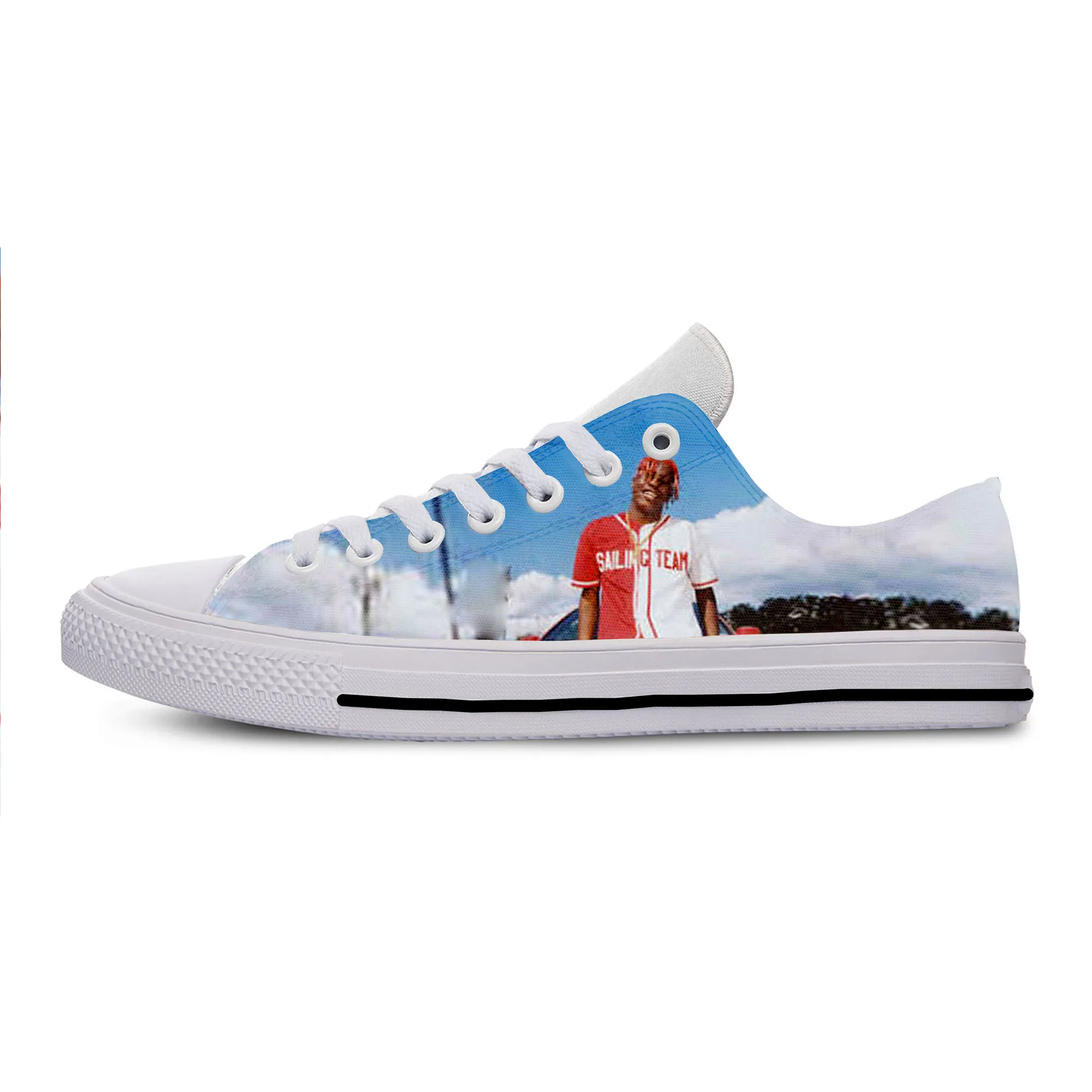 

2019 Hot Cool Fashion Summer Handiness Casual Harajuku Shoes 3D Print For Man Woman Hip Hop Rap Music Rock Rapper Lil Yachty