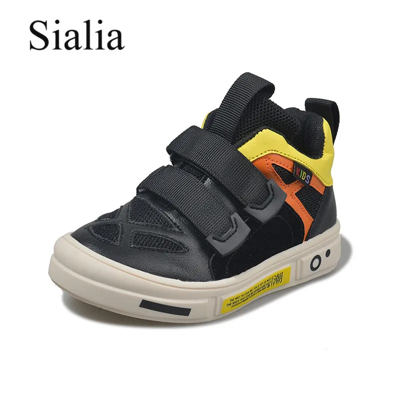 

Sialia Spring Autumn Children Casual Shoes For Kids Sneakers Boys Shoes Girls Sneakers High-toe Mesh Patchwork Breathable 2019
