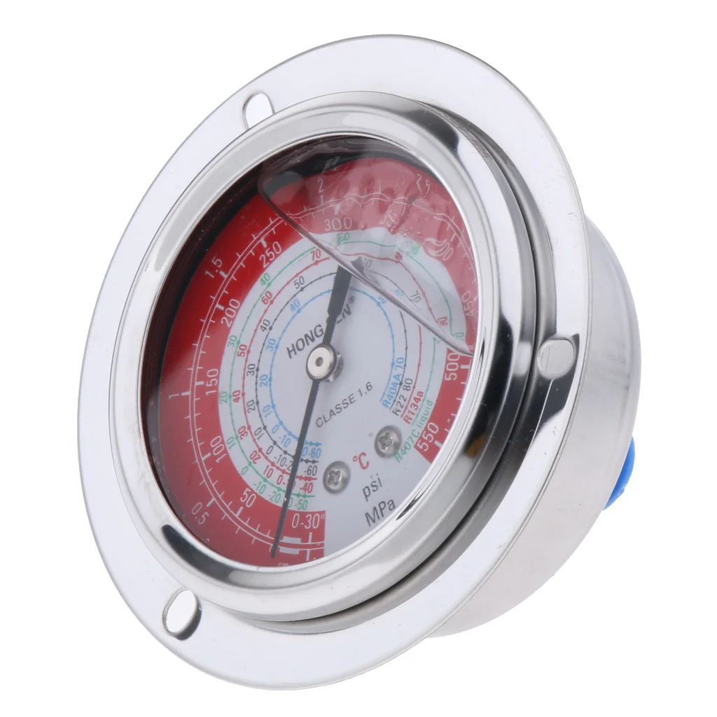 2PCS Liquid Filled Pressure Gauge for Water Oil Hydraulic 3.8MPa 1.8MPa
