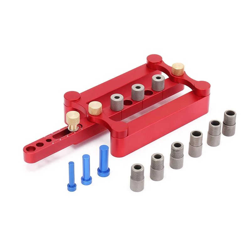 

Self Centering Dowelling Jig Metric Dowel 6/8/10mm Drilling Tools for Wood Working Woodworking Joinery Punch Locator
