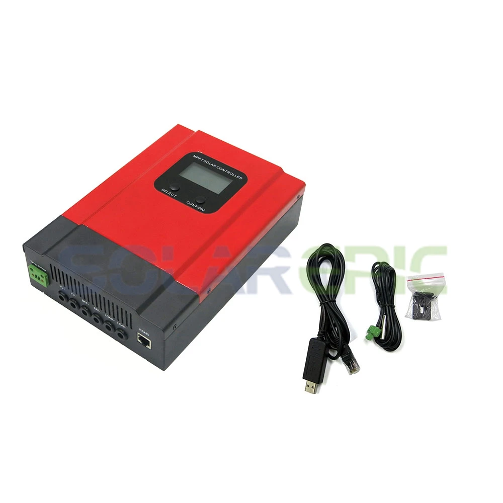 

40A MPPT Solar Charge Controller 12V/24V/36V/48VDC Auto Battery Charger Regulator Max PV 130V Solar Panel Power Controller CE