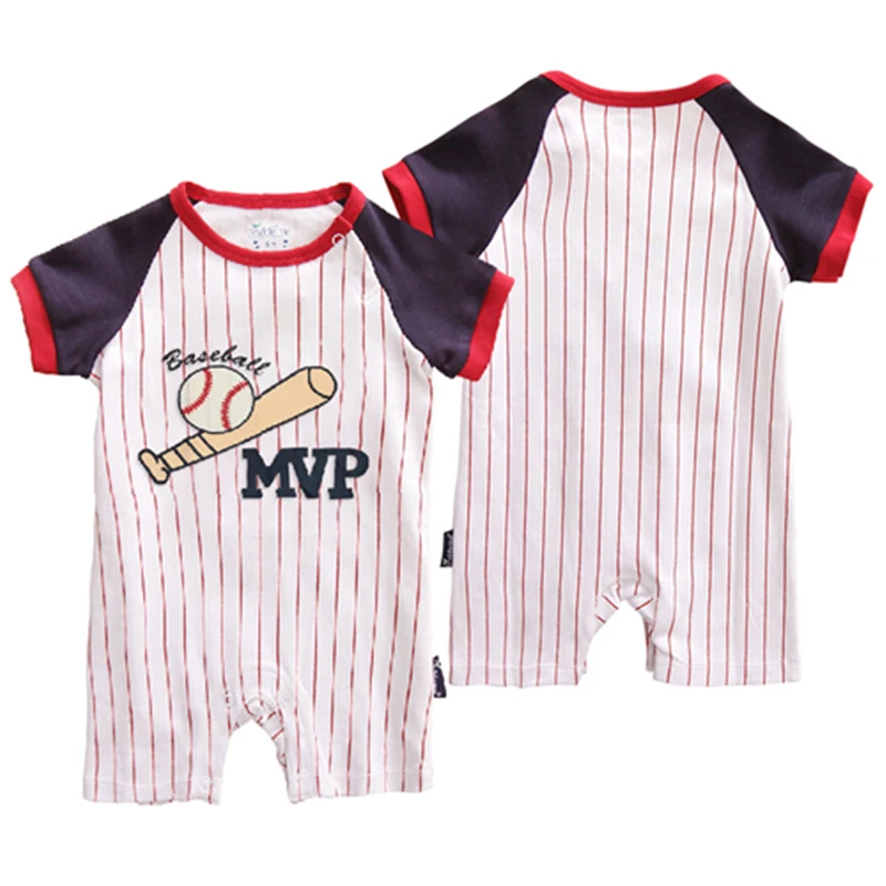 

Summer Newborn Baby Sports Romper Basketball Crawling Clothes Cotton Clothing short sleeve Infant Kid boy Child Thin Jumpsuit