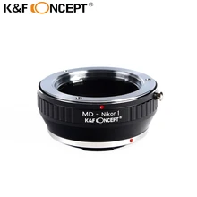 K& F адаптер для объектива Крепление Адаптер для Minolta MD MC Объектив для Nikon 1-Series Камера для Nikon V1 J1 беззеркальных крепление адаптер