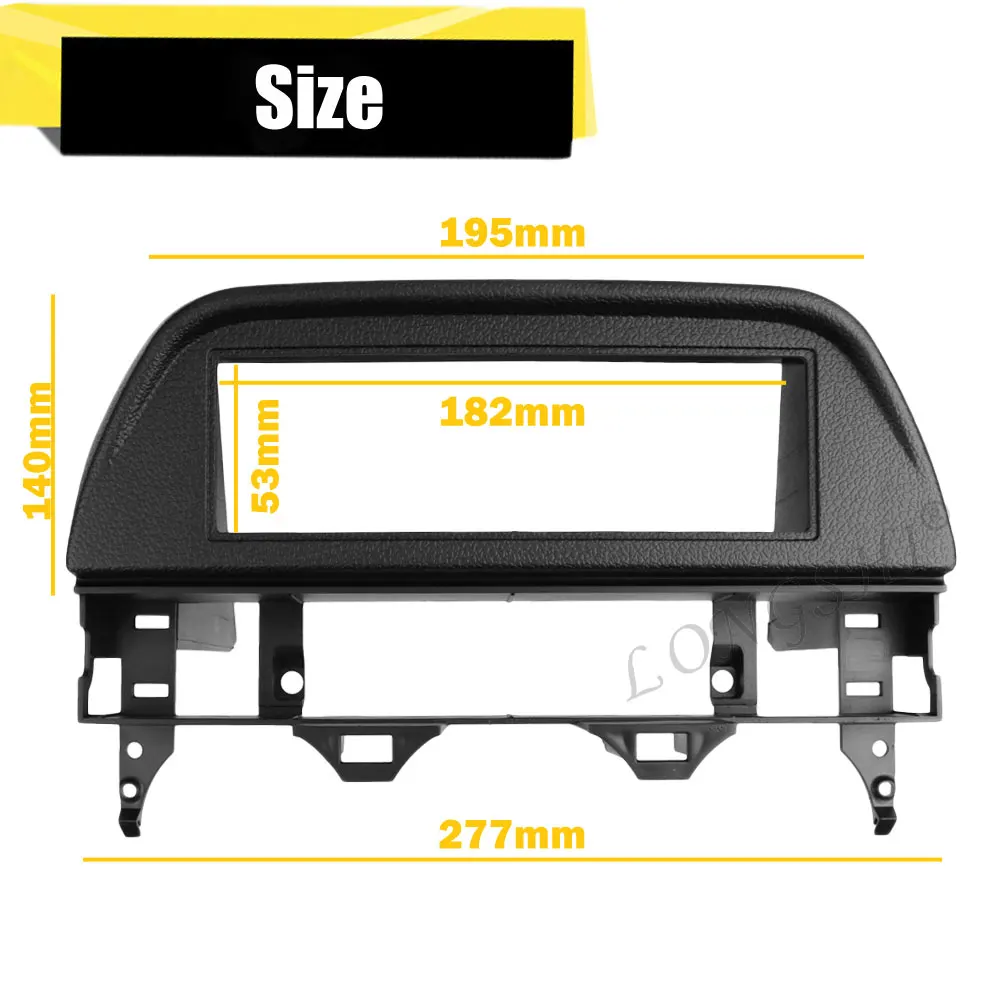 LONGSHI One Din Автомобильная Панель рамка аудио стерео приборная панель комплект для переоборудования для Mazda 6 Atenza 2002 2003 2004 2005 2006 2007