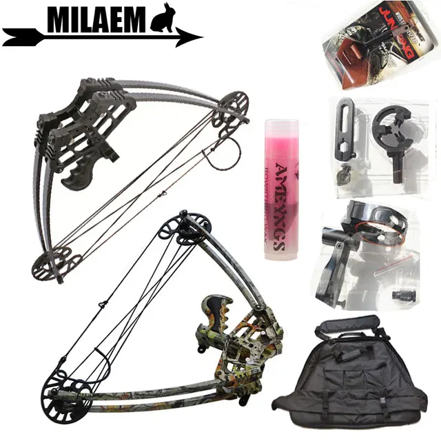 US $189.43 1Set 45lbs Archery Compound Bow Triangle Bow IBO270FPS Left Right Hand Hunting Shooting Accessories