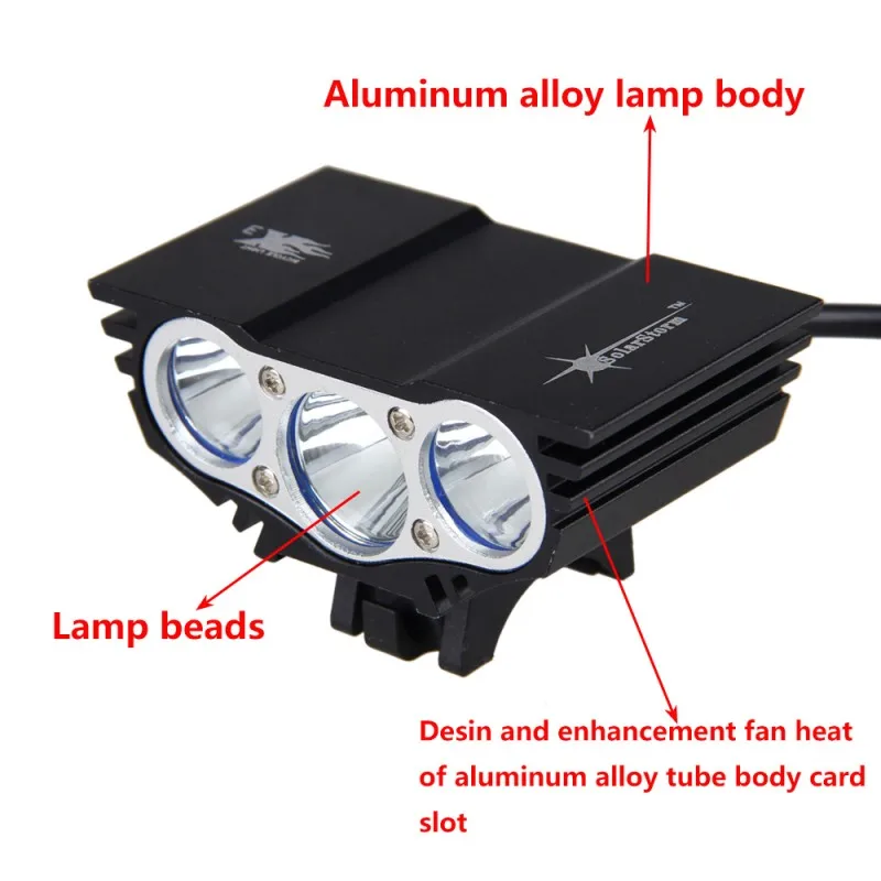 Flash Deal LED Bike Light Front USB Rechargeable 10000LM XM-L 3XT6 LED Bicycle Lamps Torch Headlight + 4x18650 Battery Pack+Charger 7 Flash Deal LED Bike Light Front USB Rechargeable 10000LM XM-L 3XT6 LED Bicycle Lamps Torch Headlight + 4x18650 Battery Pack+Charger 7