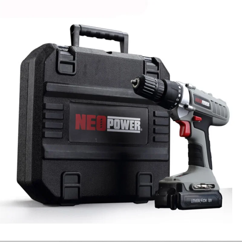 

Neopower 1 Batteries Cordless Drill 18V Mini Lithium Rechargeable Electric Screwdriver for Household Electric Drill Power Tools
