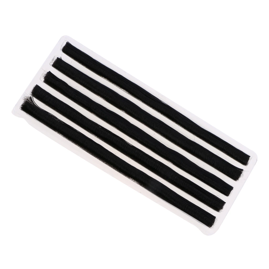 200Pcs Soft Plastic False Eyelashes Eyelash Strips for BJD Baby Dolls Eye Make up 200*8mm Various Colored