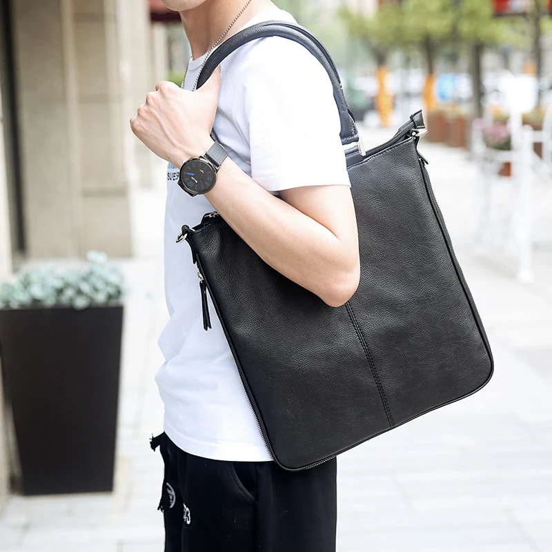 

Tidog The new korean male fashion leisure bag tote bag business bag
