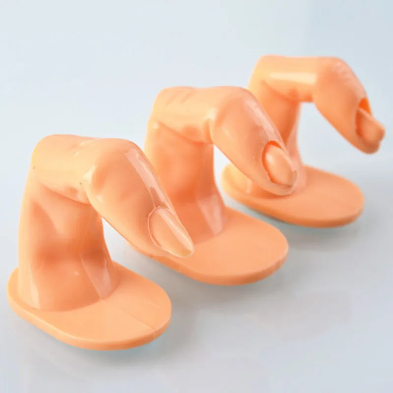 

Professional Nail Art Training Practicing Display False Tips Finger Fake Hand Acrylic UV Gel Manicure Tool Hot Mdf