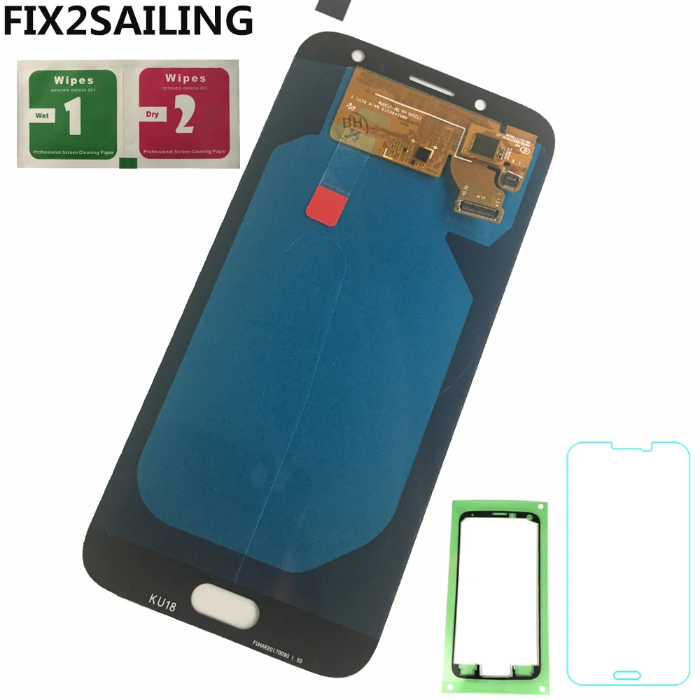 

For Samsung Galaxy J7 Pro 2017 J730 J730F 100% Tested Working LCD Display Super AMOLED Touch Screen Digitizer Assembly