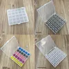 Sewing Thread Bobbin Box Container Boxes Transparent Plastic Multicolor Bobbin Sewing Machine Holder Holds 25 Storage Organizer ► Photo 1/6