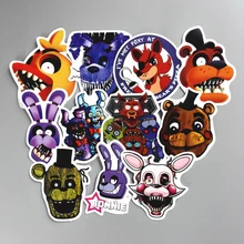 TD ZW 11 Pcs/lot Five Nights At Freddy Decal Sticker For Car Laptop Bicycle Notebook Backpack Waterproof Stickers Toy Stickers