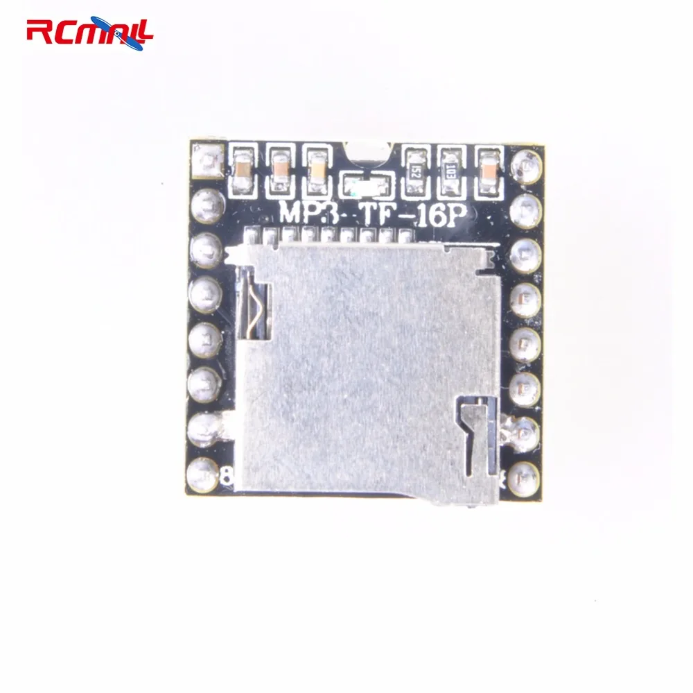 RCmall мини MP3 плеер Главный модуль с упрощенной Выход Динамик для Arduino UNO FZ1281