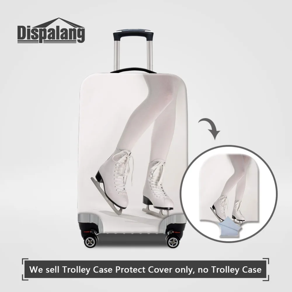 Dispalang Protective Luggage Covers Ice Skating Girls Elastic Dustproof Suitcase Cover For 1830