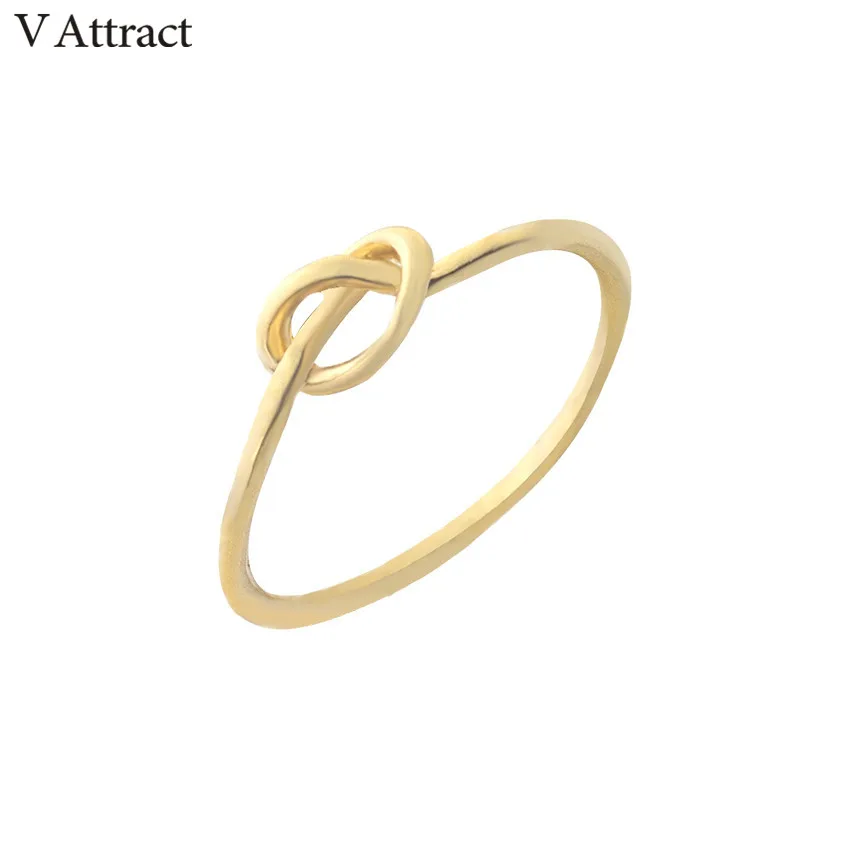 

V Attract Wedding Jewelry Simple Silver Love Heart Finger Rings For Women Minimalism Midi Ring Rose Gold Aneis Masculino