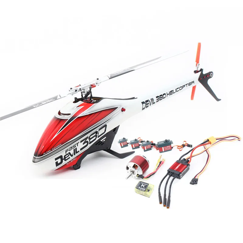 

ALZRC Devil 380 FAST RC Helicopter Drone Super Combo With 1.2mm Carbon Fiber Compound Frame 5mm Spindle Shaft 8mm Main Shaft